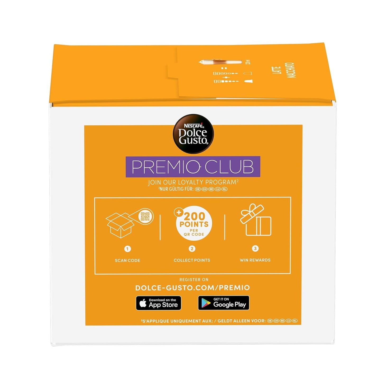 NESCAFÉ DOLCE GUSTO Latte Macchiato Kaffeekapseln 3-er Vorratspack (3 x 30 Kapseln)