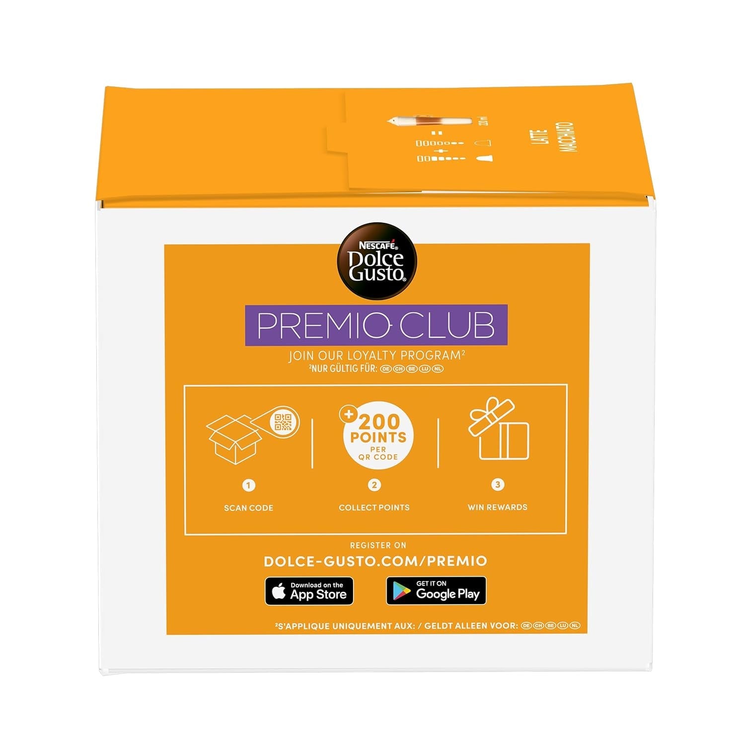 NESCAFÉ DOLCE GUSTO Latte Macchiato Kaffeekapseln 3-er Vorratspack (3 x 30 Kapseln)