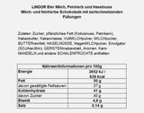 Jajka LINDOR z czekoladą Lindt | 4 pudełka po 450 g każde | Jajka LINDOR z rozpływającą się w ustach czekoladą mleczną, nadzieniem białym, ciemnym i orzechowym | Czekolada Wielkanocna | Prezent czekoladowy | Pisanki | Czekoladowe jajka