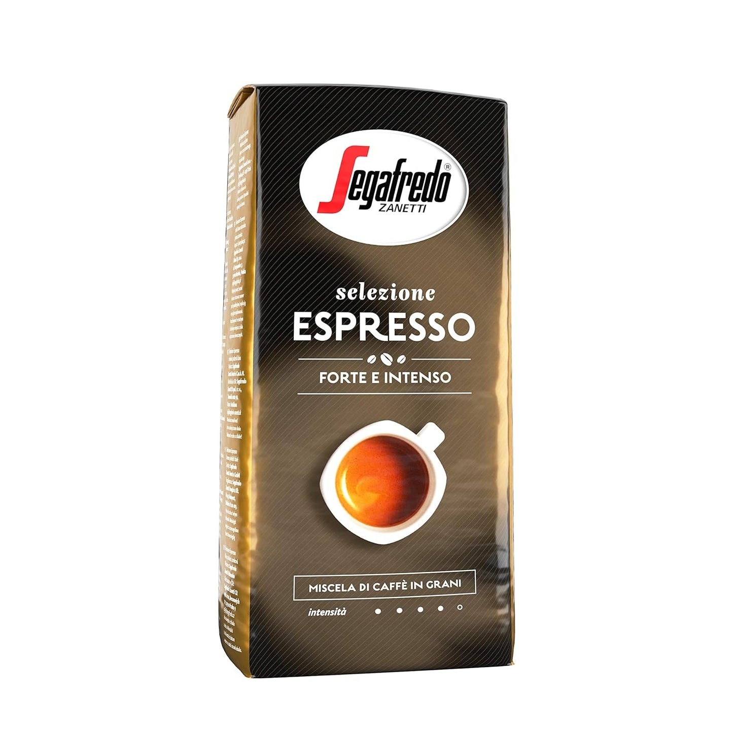 Segafredo Zanetti Selezione Espresso - Całe ziarna (opakowanie 1 kg) - Nadaje się do wszystkich włoskich specjałów kawowych - Prażenie od średniego do ciemnego, mocny i intensywny smak