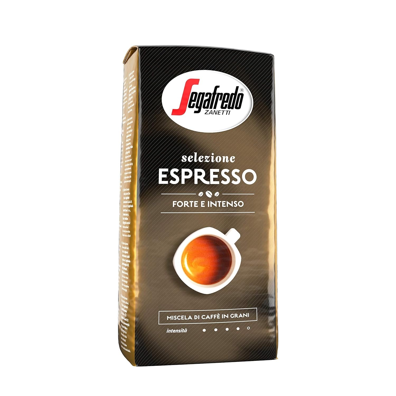 Segafredo Zanetti Selezione Espresso - Całe ziarna (opakowanie 1 kg) - Nadaje się do wszystkich włoskich specjałów kawowych - Prażenie od średniego do ciemnego, mocny i intensywny smak