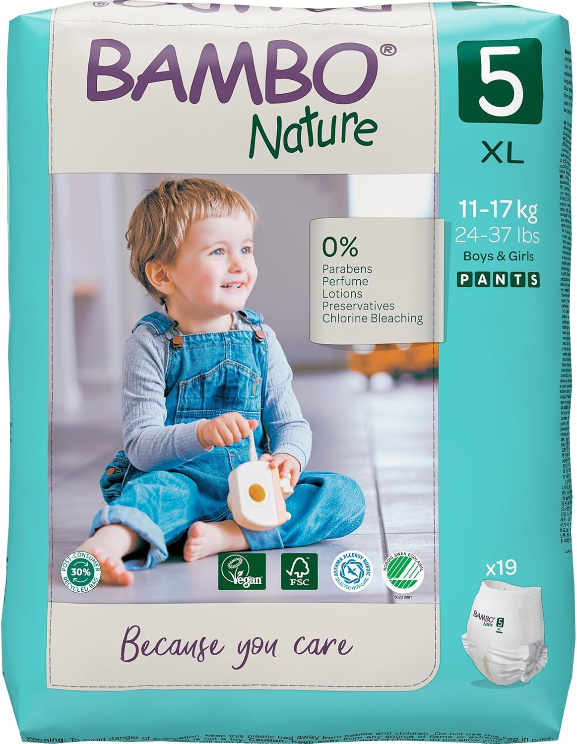 Pieluszki dziecięce Bambo Nature, rozmiar 1 (2-4 kg), 132 sztuki w pudełku miesięcznym | Pieluszki Premium ze zwiększoną ochroną przed wyciekami | Najwyższy komfort i swoboda dla noworodków | Pieluszki testowane dermatologicznie