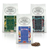 Caffè Corsini - Kaffeebohnen 3x250g Compagnia Dell'Arabica Zestaw Gwatemala/Ęthiopien/El Salvador, Einzelner Ursprung, łącznie 750g