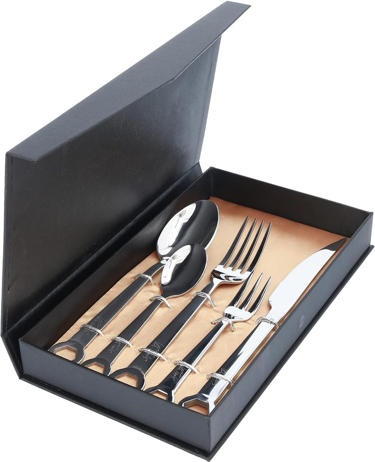 Zestaw sztućców 5-częściowy, stal nierdzewna Kitchen Naty Shop