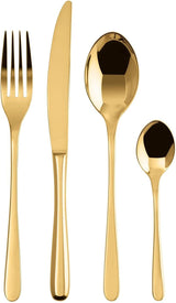 Sambonet 52553G81 - Zestaw sztućców Taste Golden 24 sztuki Kitchen Naty Shop