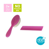 dBb-Remond 315008 Plastikowa szczotka i grzebień Różowy Przezroczysty Dziecięcy - Kąpiel i pielęgnacja skóry Naty Shop