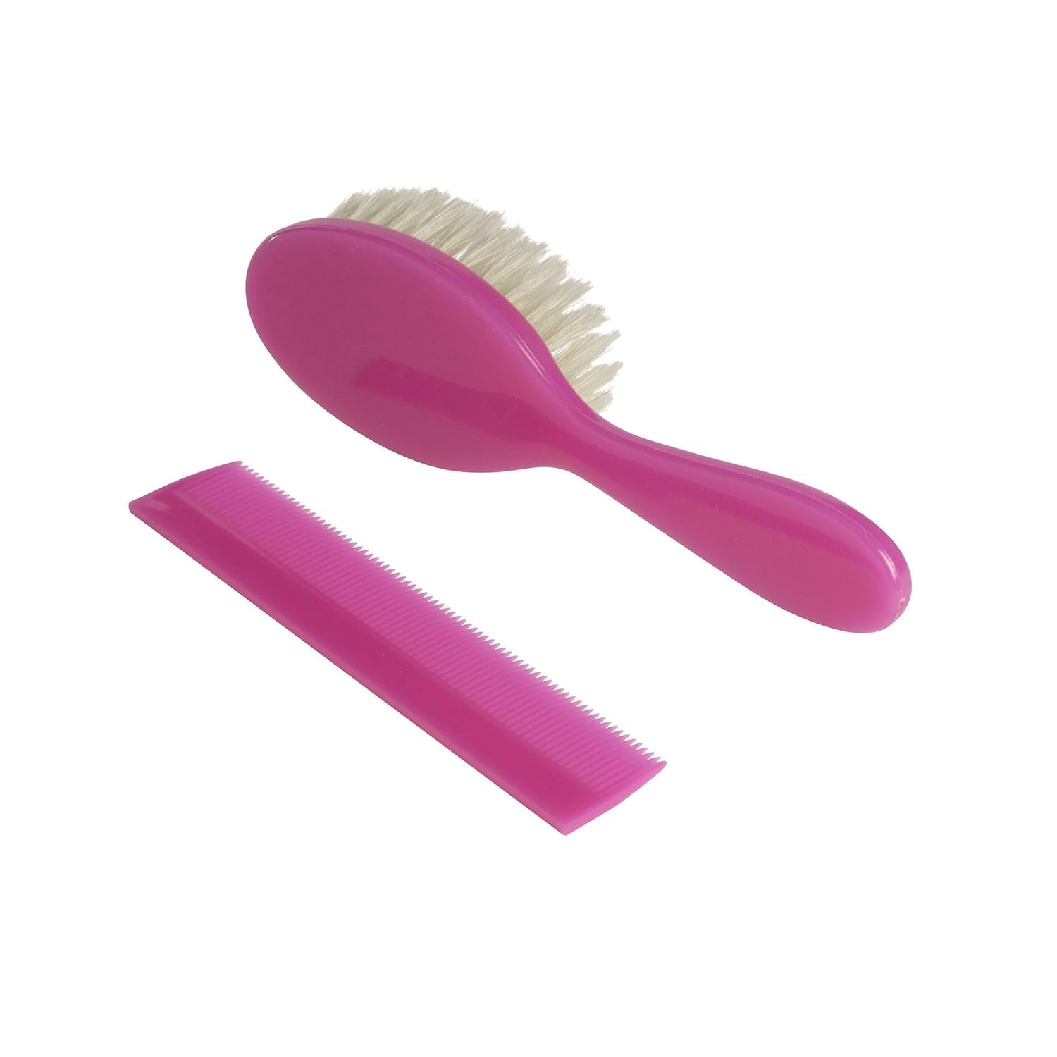 dBb-Remond 315008 Plastikowa szczotka i grzebień Różowy Przezroczysty Dziecięcy - Kąpiel i pielęgnacja skóry Naty Shop Tytuł domyślny