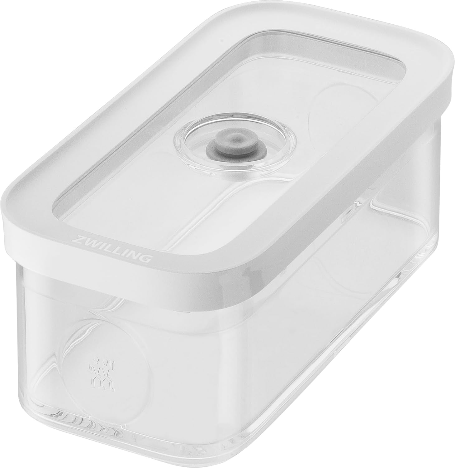 Pudełko ZWILLING FRESH & SAVE CUBE, rozmiar 2M, modułowe pudełko do przechowywania z możliwością sztaplowania, hermetyczne i opróżniane miejsce do przechowywania, można myć w zmywarce, przezroczyste pudełka do przechowywania żywności Naty Shop M