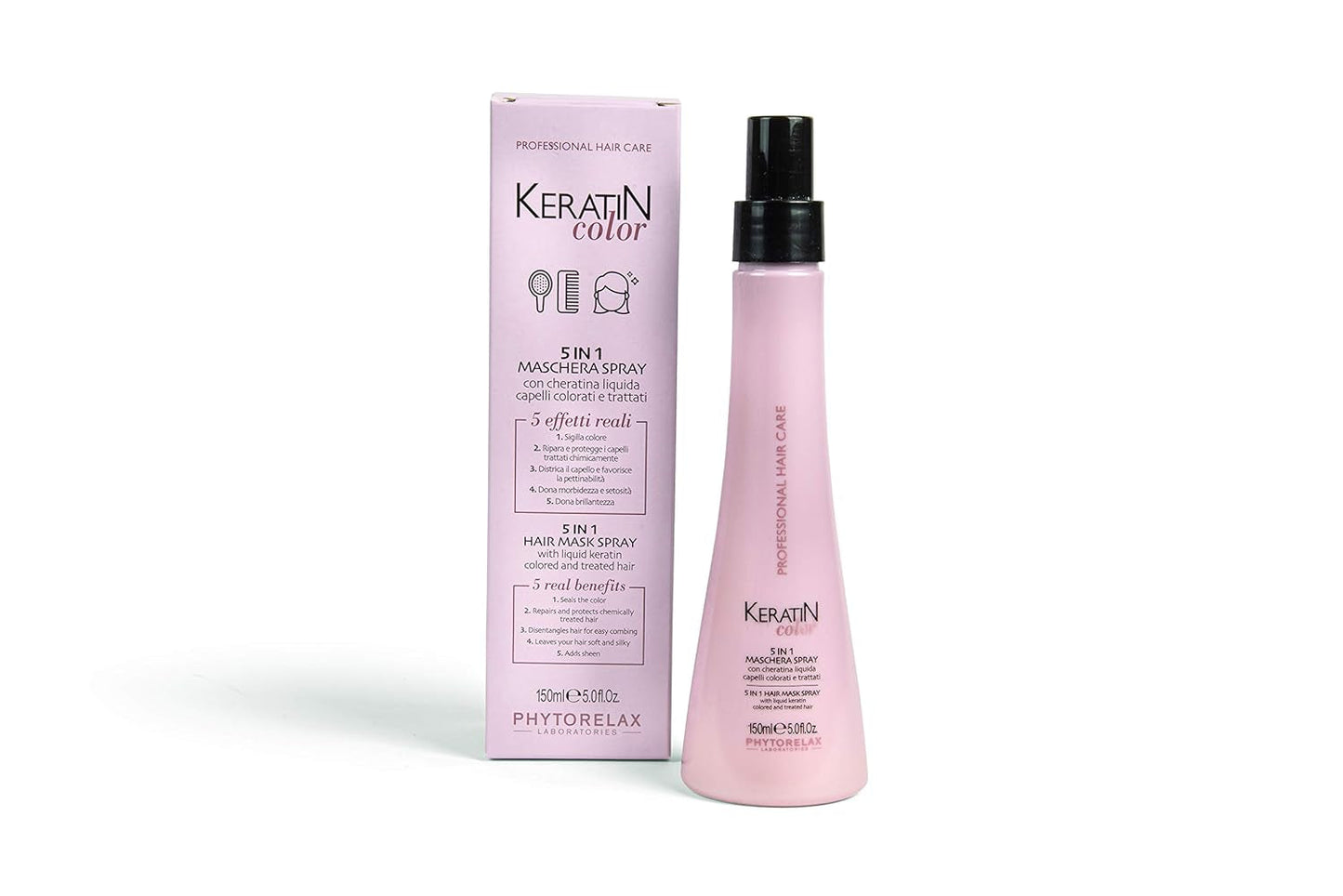 Phytorelax 5w1 Maska do włosów w sprayu - 1 ml - Bez silikonu, Bez parabenów - Nawilżenie - Włosy suche, kręcone Naty Shop Maska do włosów Domyślny tytuł
