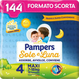 Pieluchy Pampers Sun and Moon, unisex, junior, rozmiar 5 (11-25 kg), 120 pieluch