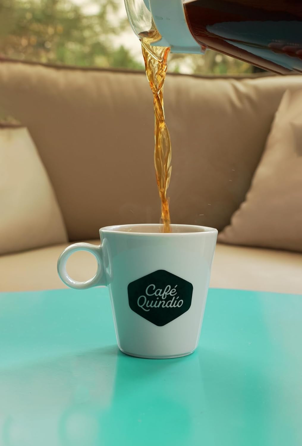 Cafe Quindio Specialty Coffee - 100% ziaren kawy Arabica, Kolumbia - z naturalnymi nutami słodkiej wanilii (250g) - idealna do kawy przelewowej, ekspresów kolbowych lub French Press