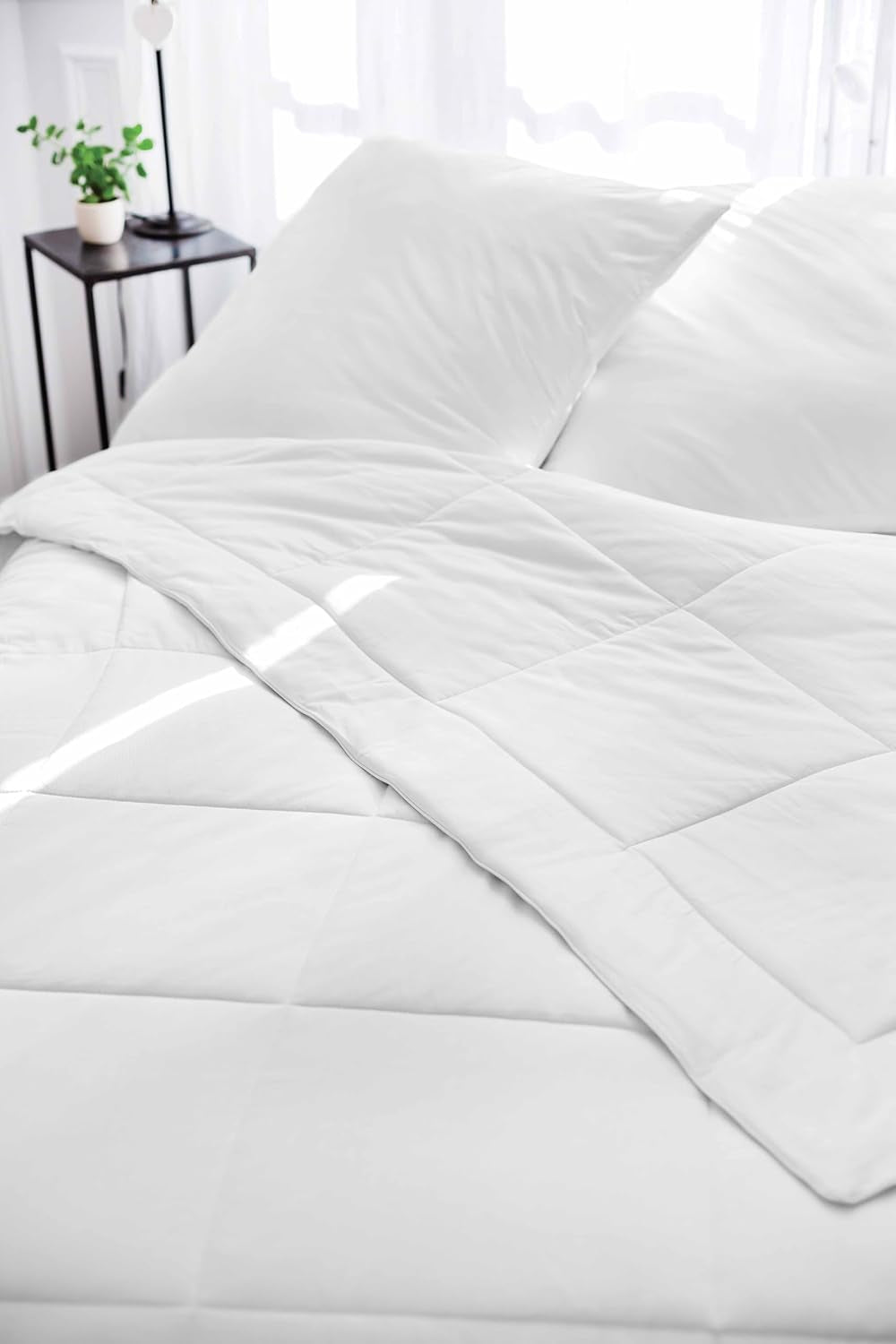 Kołdra Toison D'Or Silkydor naturalna, bawełna satynowa 380, 240 X 280 cm, biała Kołdry i kołdry Naty Shop