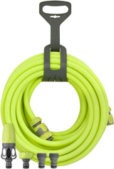 Zestaw węża ogrodowego Quick Connect, 1/2 cala x 50 stóp, trwały, lekki, bezpieczny do picia – hfzg12050qn