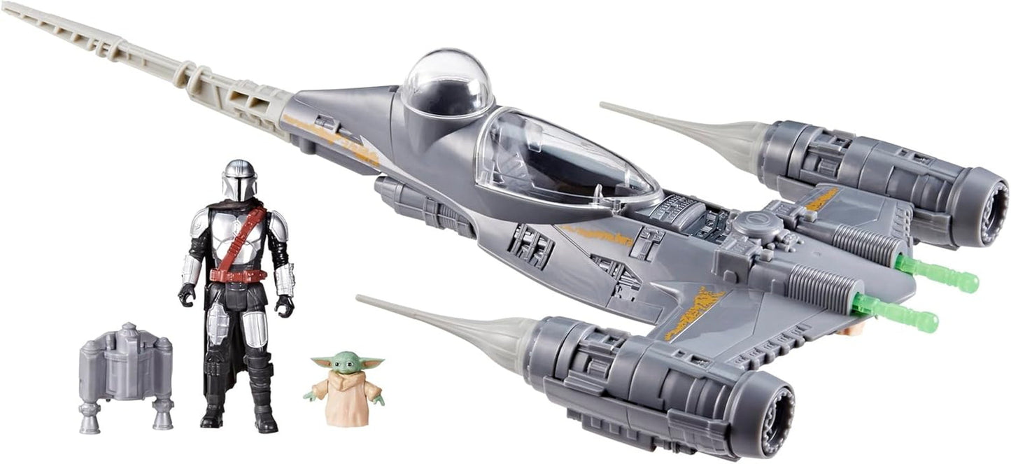 Star Wars Epic Hero Series N-1 Starfighter of the Mandalorian Duże figurki i ekscytujące akcesoria do ekscytujących manewrów Ekscytujące figurki prezentowe Sklep Naty Domyślny tytuł