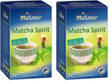 Meßmer MATCHA DUCH | Zielona herbata z Matchą | 20 torebek herbaty | wegańskie | Bezglutenowe | Bez laktozy (opakowanie 2 szt.)