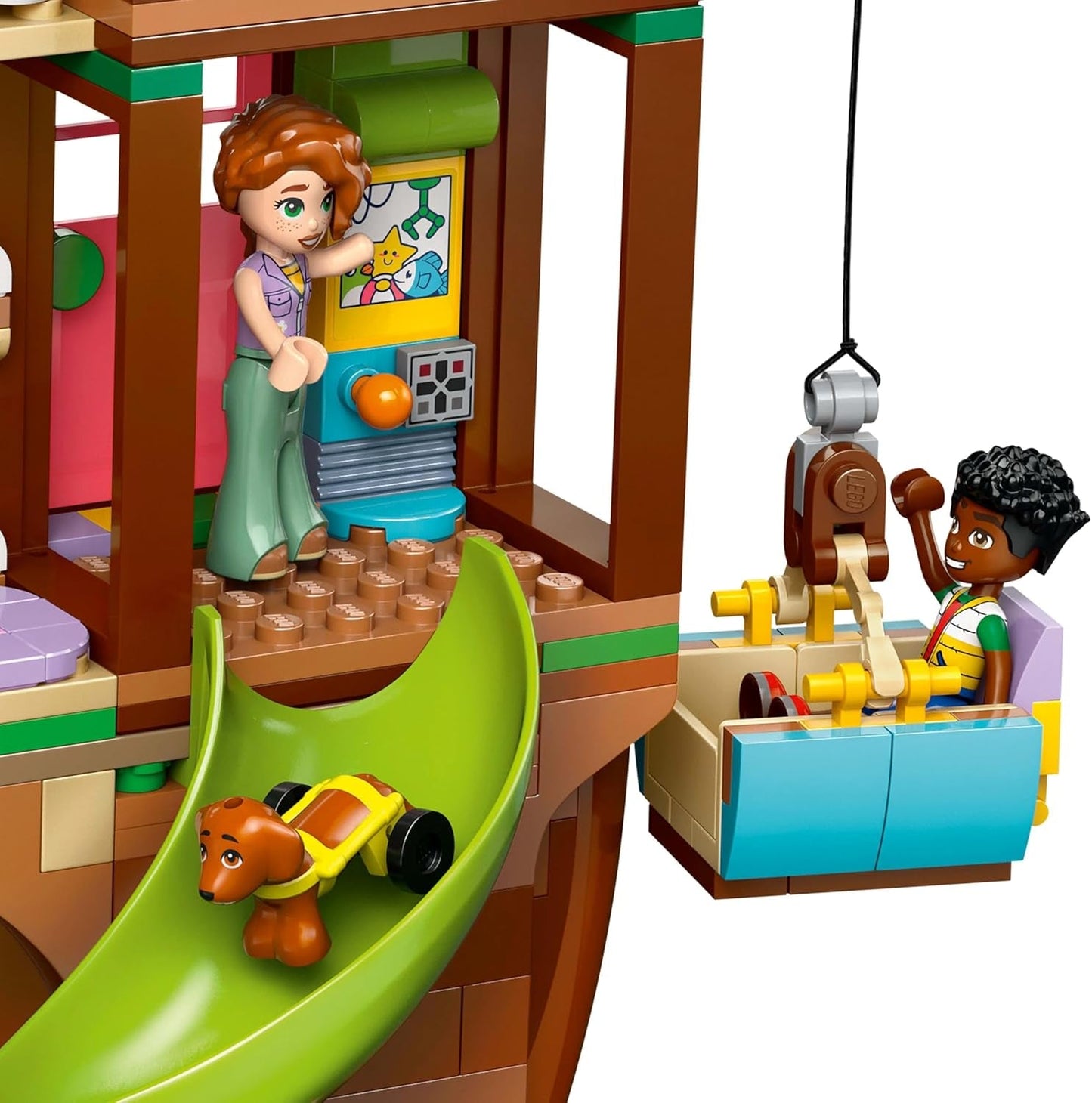 LEGO Friends Domek na drzewie Zestaw do budowania i odgrywania ról Domek dla dziewczynek Zestaw dla 8-latków z 4 minifigurkami postaci i 2 figurkami zwierząt Pomysł na prezent dla dzieci 42652 Zestawy do budowania Besuche den LEGO-Store