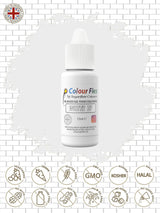 Sugarflair Colourflex Biały barwnik spożywczy na bazie oleju, wysoce skoncentrowany płynny barwnik spożywczy, barwnik spożywczy do śmietany, czekolady, ciasta, kremówki, lukieru i nie tylko - 15 ml