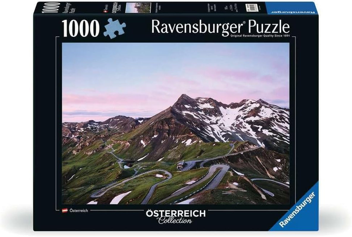 Ravensburger Puzzle 88195 88195-Großglockner Hochalpenstraße-1000-elementowe puzzle dla dorosłych i dzieci od 14. roku życia Puzzle Naty Shop New Design