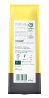 Lebensbaum Earl Grey Klasyczna czarna herbata z naturalną bergamotką i olejkiem cytrynowym, harmonijna, aromatyczna, 100% organiczna, sypka, 100g
