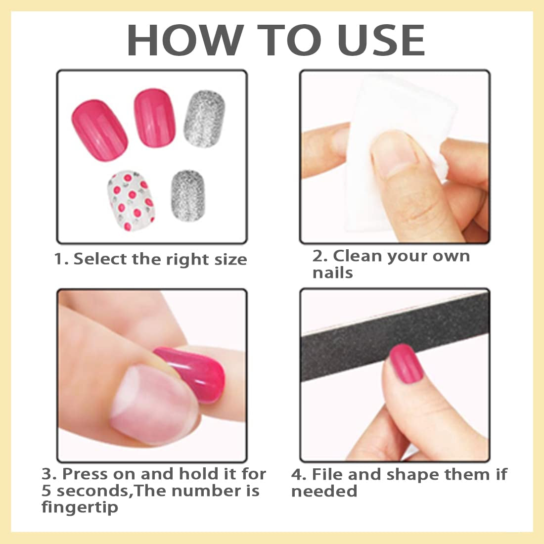 72 szt. Wstępnie klejone paznokcie dla dzieci Pełna okładka Brokat Gradient kolorów Kokarda Krótkie sztuczne paznokcie Świetny prezent dla dzieci Dziewczyny Nail Art - Tęczowy brokat