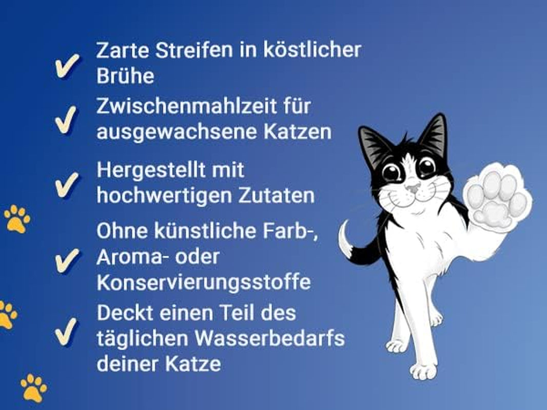 Felix Zupa w Paskach, Zupa Dla Kota, Mieszana, Opakowanie 8 sztuk (8 x 6 saszetek po 48 g każda)