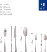 Vivo by Villeroy & Boch - Zestaw sztućców Voice Basic 30 sztuk dla 6 osób Naty Shop