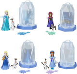 Mała lalka Mattel Disney Frozen Ice Reveal z puszystym lodowym żelem i 6 niespodziankami, zawiera figurkę przyjaciela i akcesoria (lalki mogą się różnić) HRN77