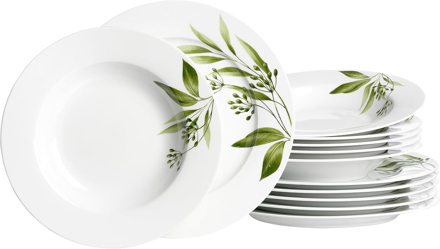 Serwis obiadowy Ritzenhoff & Breker Evora, 12 sztuk, porcelana, biały