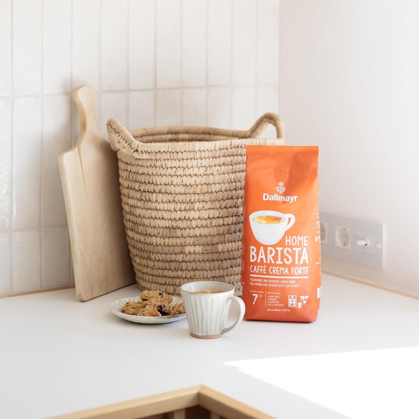 W domu Barista Caffé Crema Forte 1000g cała fasola