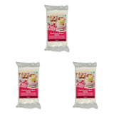 Fondant Funcakes o smaku bezowym: Łatwy w użyciu, gładki, elastyczny, miękki i plastyczny, idealny do dekoracji ciast, koszerny i bezglutenowy. 1 kg