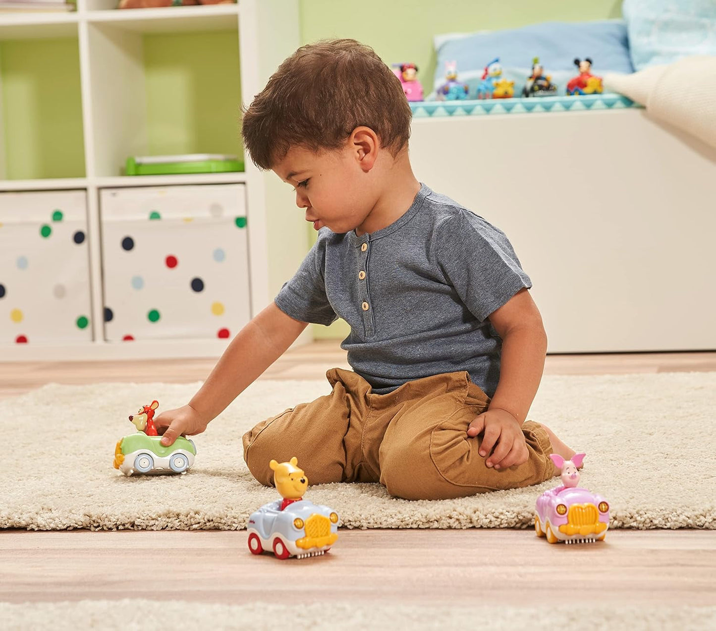 Vtech TUT TUT Baby Flitzer - Kabriolet Tygrysa - Autko z muzyką, zdaniami i ciekawymi dźwiękami - Dla dzieci w wieku 1-5 lat Bebe Toys Naty Shop