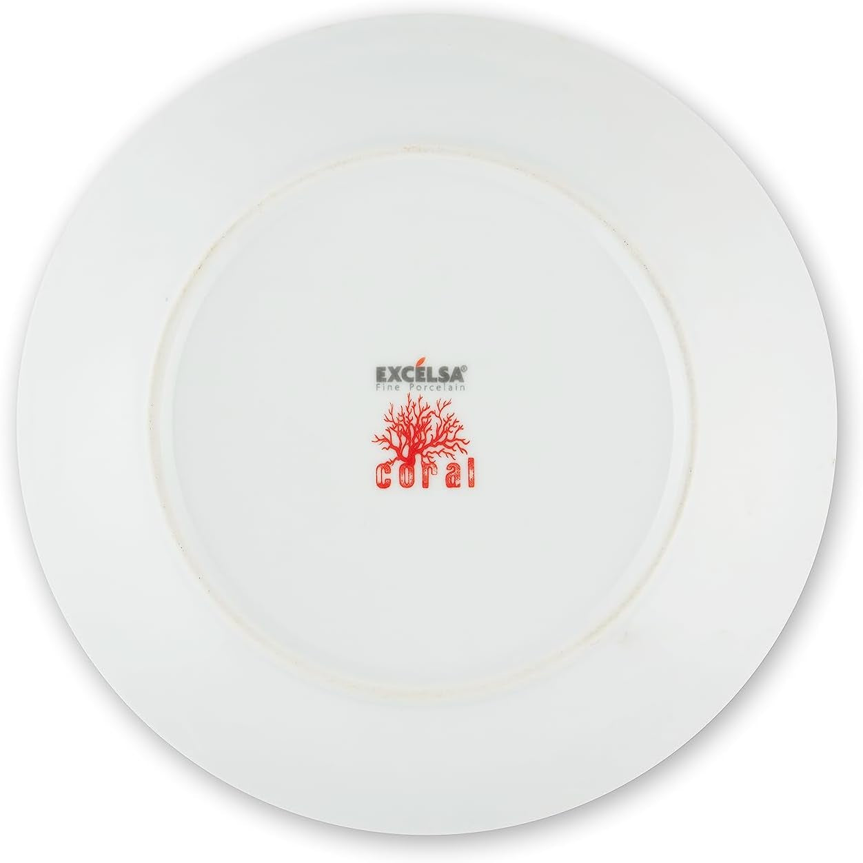 Serwis stołowy Excelsa Coral, 18 sztuk, porcelana, czerwony