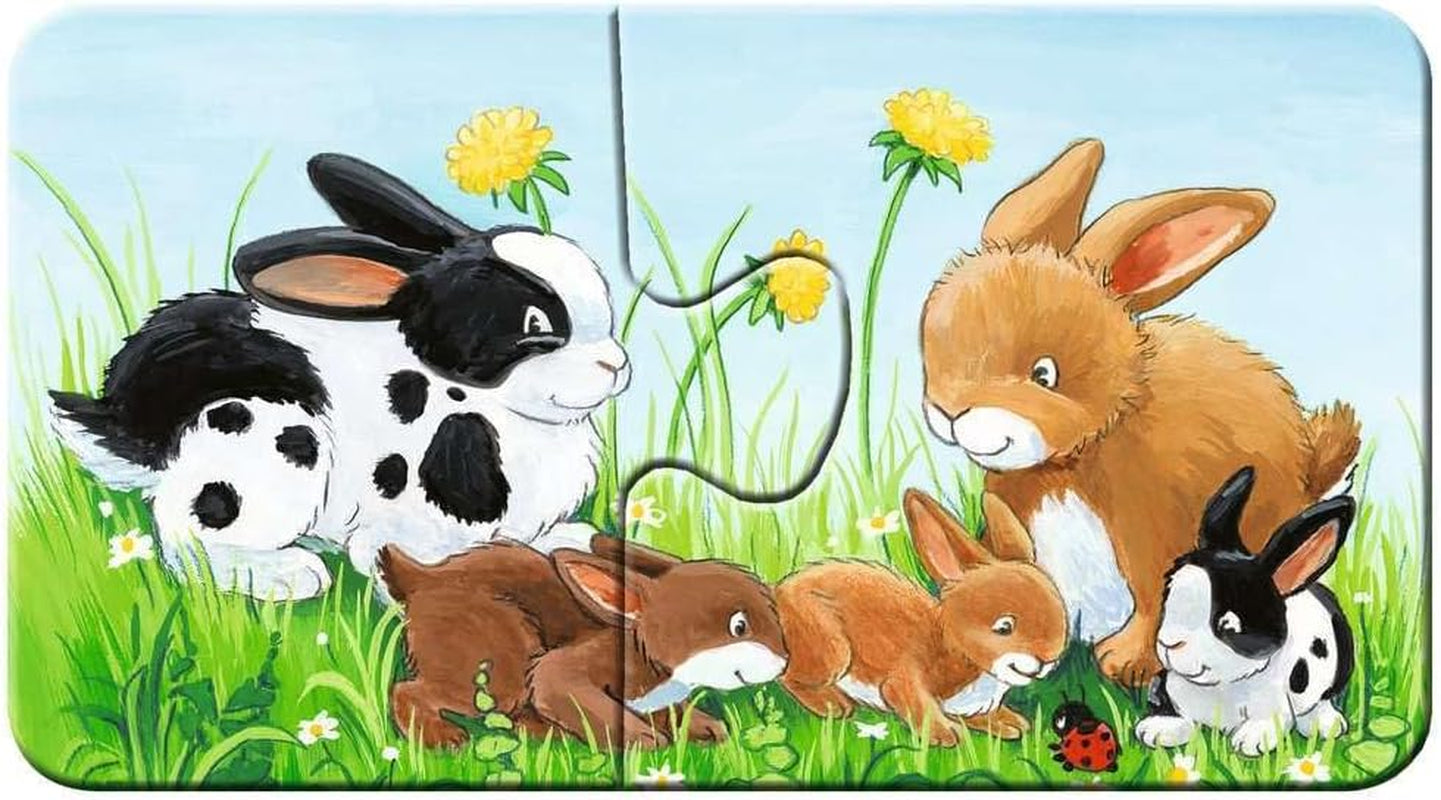 Puzzle Ravensburger dla dzieci - 05072 Rodziny zwierząt hodowlanych - Moje pierwsze puzzle 9X2 - Puzzle dla 2-latków Puzzle Naty Shop