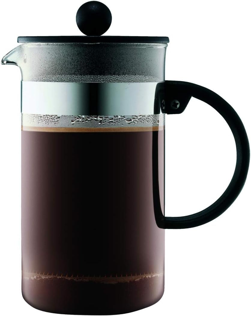 Ekspres do kawy Bodum 1582-01 bistroNOUVEAU (system French Press, można myć w zmywarce), 1,5 litra, czarny