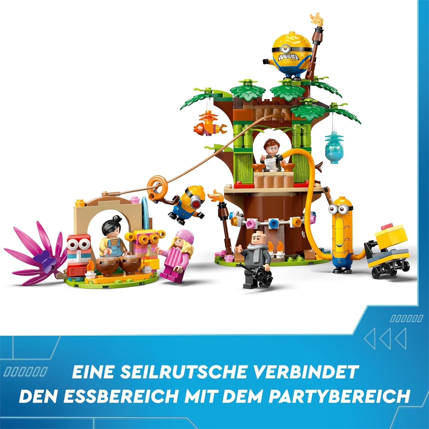 LEGO I — Simply Incorrigible 4 Willa rodzinna Gru i Minionków I — Simply Incorrigible 4 Zestaw filmowy Zabawkowy prezent dla chłopców i dziewcząt od 8 lat i więcej 75583 Zestawy do budowania Beuche den LEGO-Store