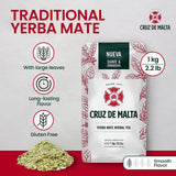 Argentyńska herbata mate z kawałkami łodyg, 1 kg.