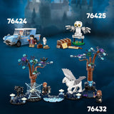 LEGO Harry Potter Latający Ford Anglia Zabawkowy samochód do zbudowania dla dzieci Prezent dla chłopców, dziewcząt i wszystkich fanów od 7. roku życia Zestaw z 2 minifigurkami, w tym Ronem Weasleyem do odgrywania ról 76424 Zestawy do budowania Besuche den LEGO-Store