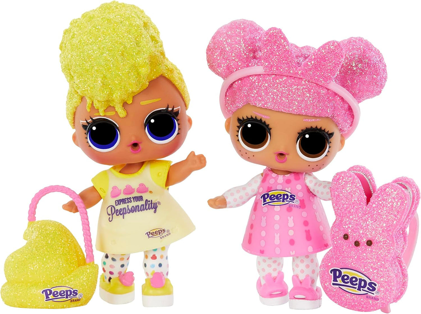 KUPA ŚMIECHU. Niespodzianka! Loves Mini Sweets Peeps - Cute Bunny - Limitierte Auflage mit Frühlingsthema - Sammlerpuppe mit 7 Überraschungen - Für Mädchen, Jungen und Sammler ab 4 Jahren
