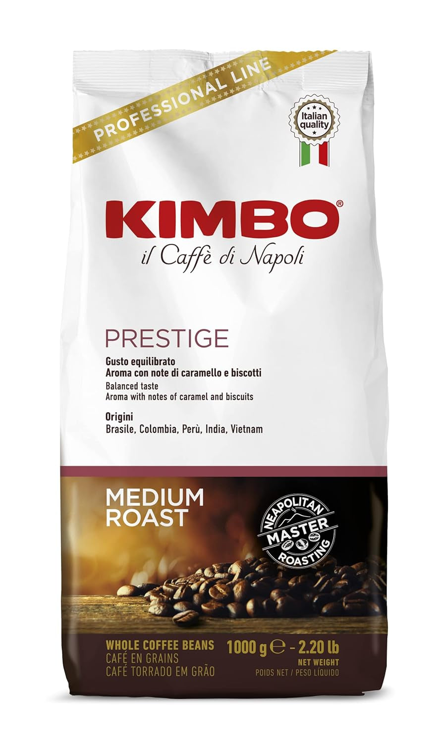 Kawa ziarnista Prestige różnego pochodzenia 1 kg (opakowanie może się różnić)