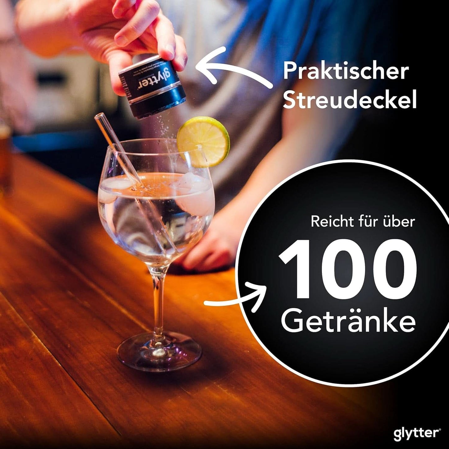 Brokat jadalny do napojów i płynów, 10 gramów Naty Shop