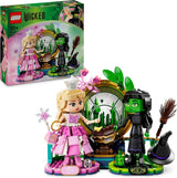 LEGO Wicked Lalki Elphaba i Glinda — Wiedźmy z Krainy Oz Kolekcjonerskie figurki — Kreatywny prezent dla dziewczynek w wieku powyżej 10 lat i fanów filmów — 75682 Zestawy do budowania Besuche den LEGO-Store Default Title