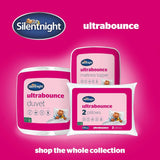 Poduszka Silentnight Ultrabounce, biała, mikrofibra, biała, 2 szt. Poduszki standardowe Naty Shop