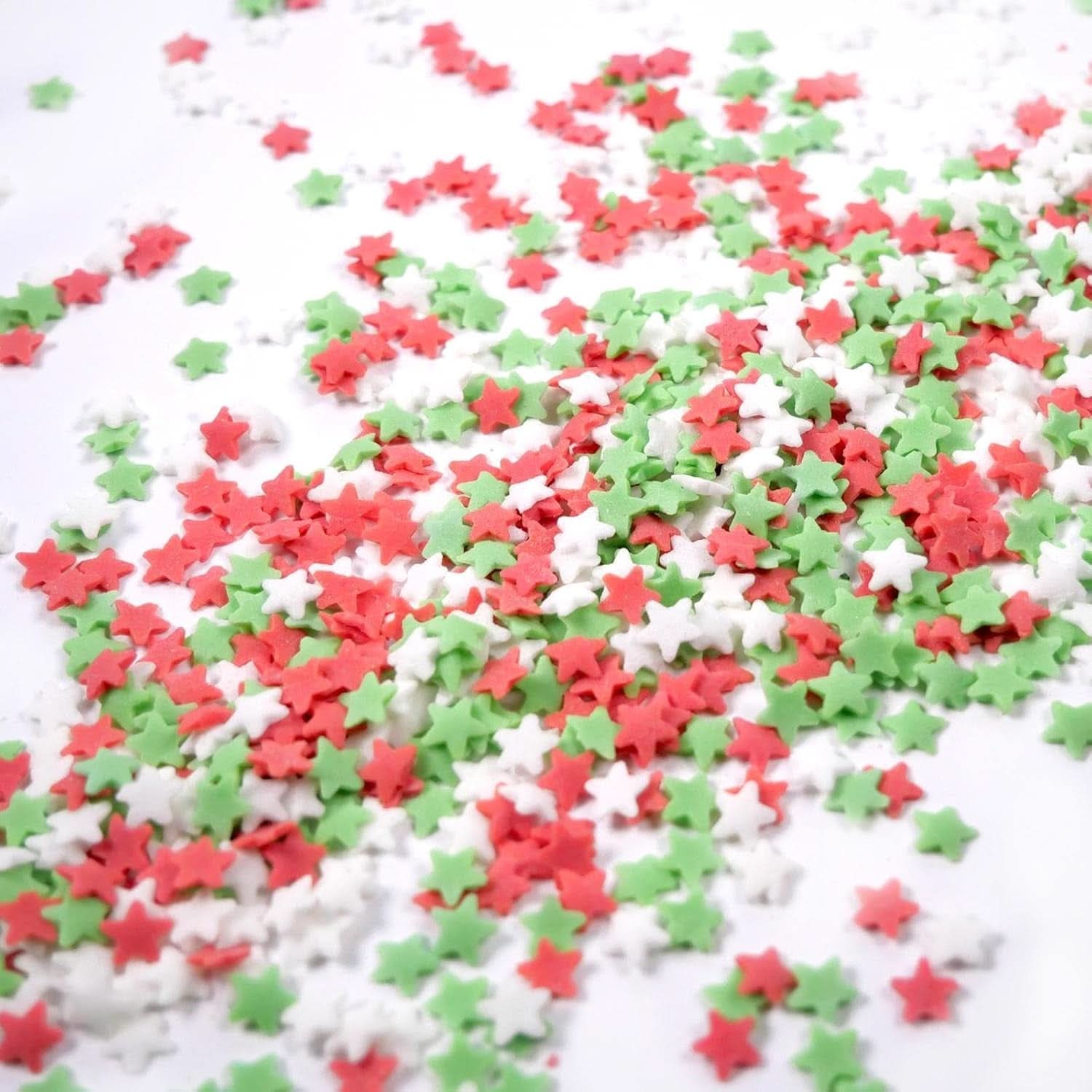 Sprinkle Hero, gwiazdki świąteczne, 40 gramów Sprinkles Naty Shop