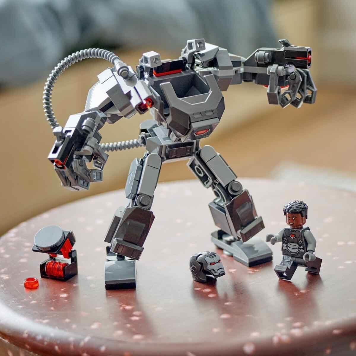 LEGO Marvel War Machine Mech 3-strzałowy superbohater Zabawka do zbudowania dla dzieci MCU Legendarna figurka na prezent dla chłopców i dziewcząt w wieku 6 lat 76277 Zestawy do budowania Szukaj sklepu LEGO