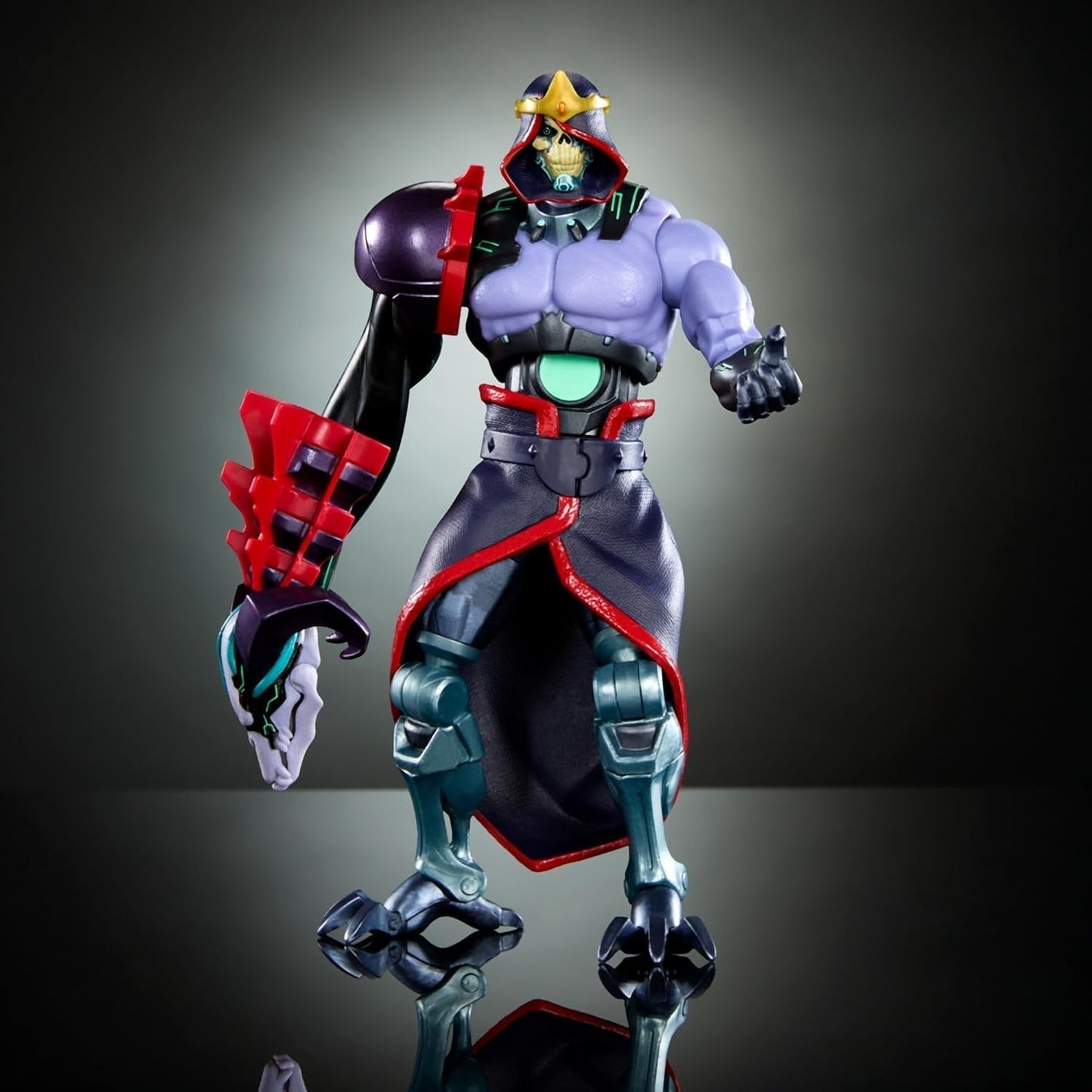 Władcy Wszechświata: Rewolucja Masterverse Skeletor Figurka Kolekcjonerska z 30 punktami ruchu i ruchomym ramieniem robota Motu Toy HYC46 Figurki Naty Shop