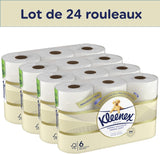 KLEENEX Dermo Douceur 4230420 Papier toaletowy, 24 rolki (4 x 6 rolek) biały, 24 sztuki (partia 6)