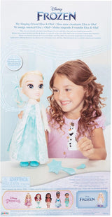 Disney Die Eiskönigin - Kraina Lodu - Śpiewająca lalka ELSA 35 cm, śpiewająca „Let It Go”, w tym akcesoria dla dodatkowej zabawy, idealna dla dziewcząt od 3 lat, 225306, Türkis