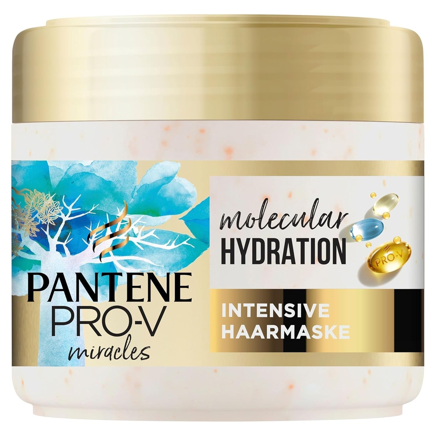 Pantene Pro-V Deep Hydration intensywna maska ​​do włosów z biotyną 300ml. Pro-V Miracles intensywna pielęgnacja włosów suchych. Miękkie włosy już po pierwszej aplikacji. Nadaje się do codziennego użytku Naty Shop Hair Mask Domyślny tytuł