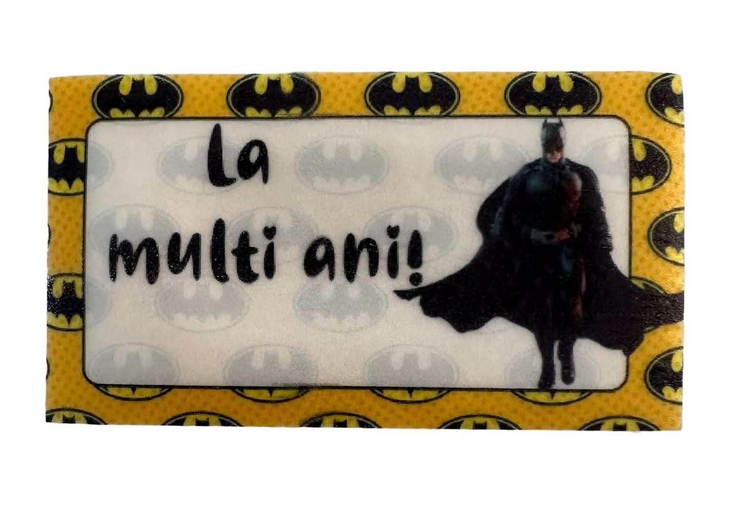 Jadalna dekoracja cukrowa, Batman - „Wszystkiego najlepszego!” Sklep Nati