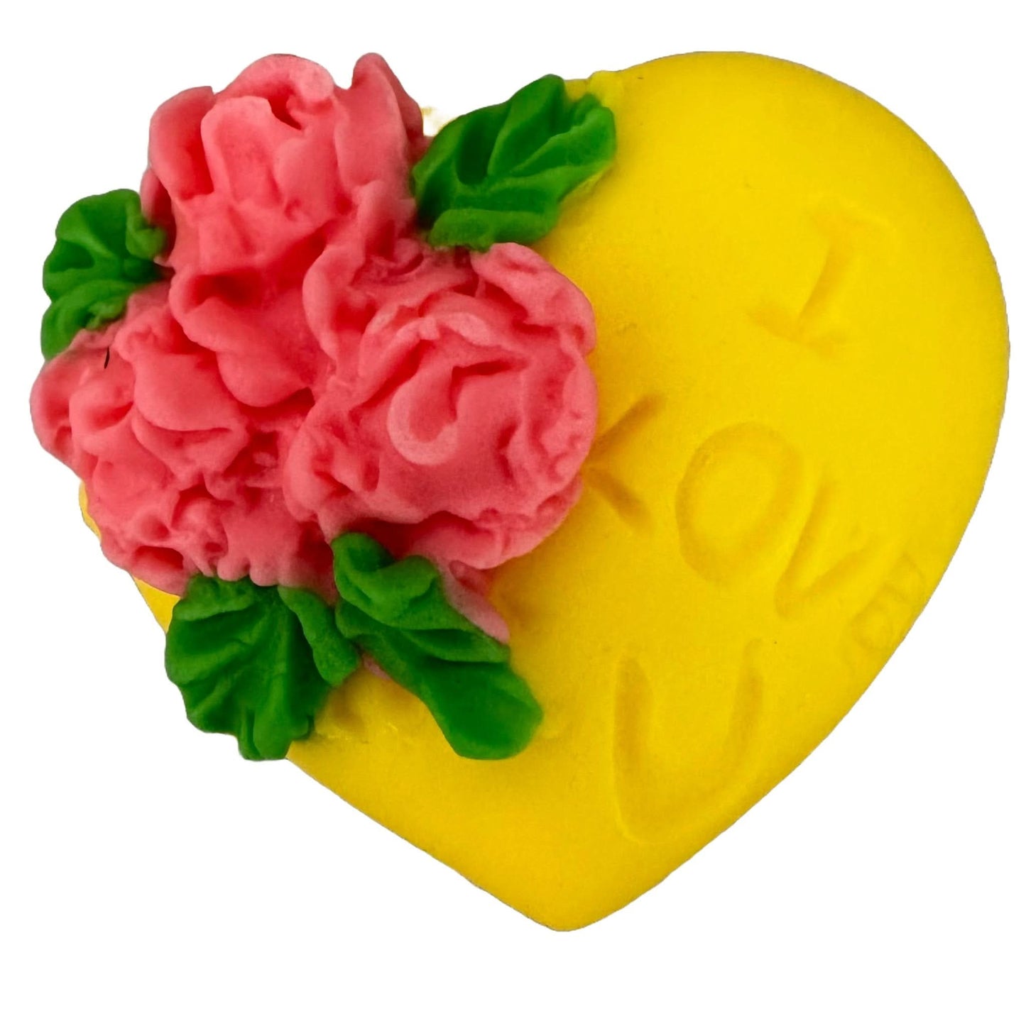 Jadalna dekoracja cukrowa, Serce „Kocham Cię” Dekoracje ze sklepu Sugar Paste Nati